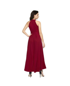 Women's Rayon Solid Maxi Dress